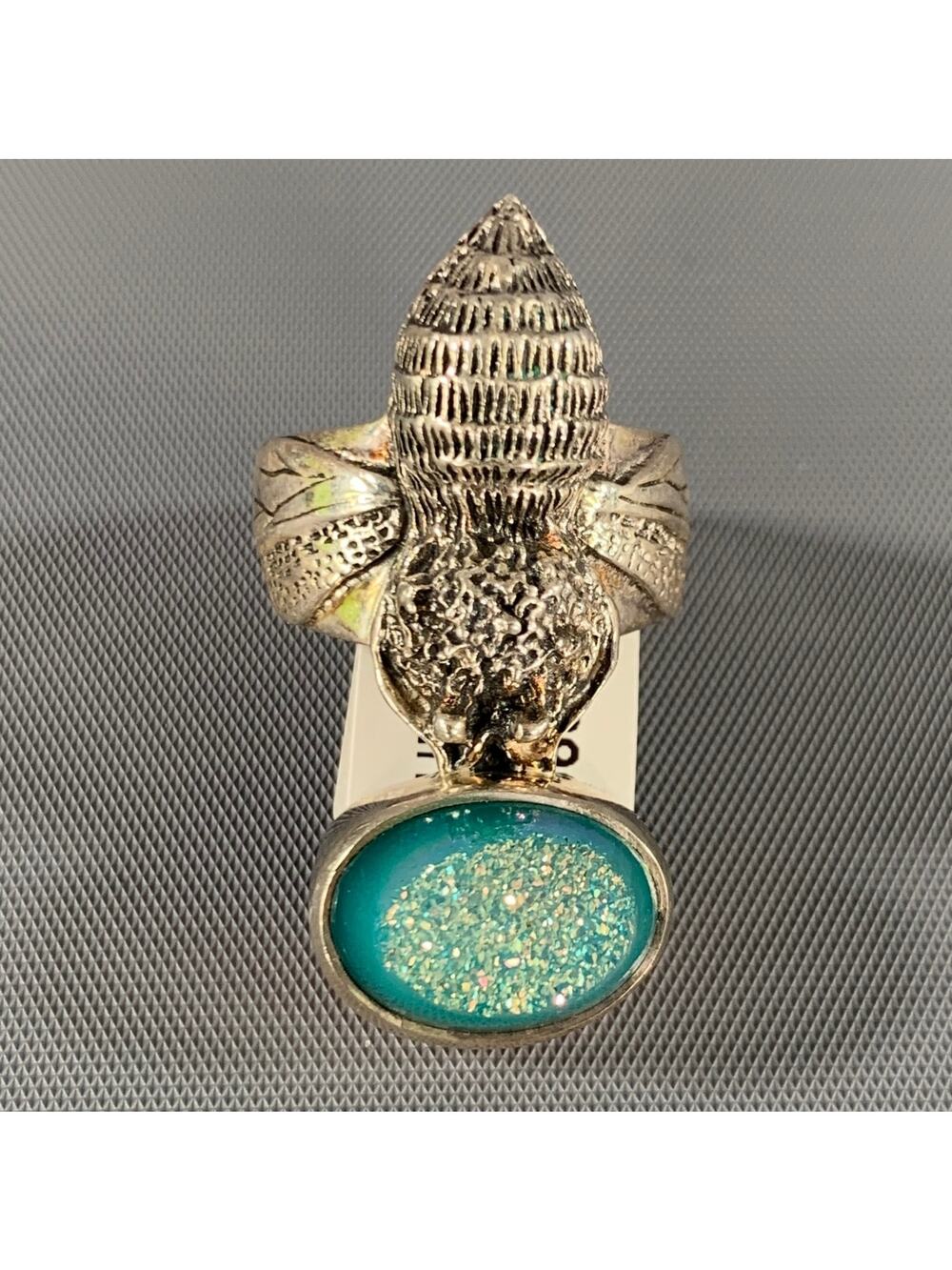 NO BRAND Silver Bees Ring